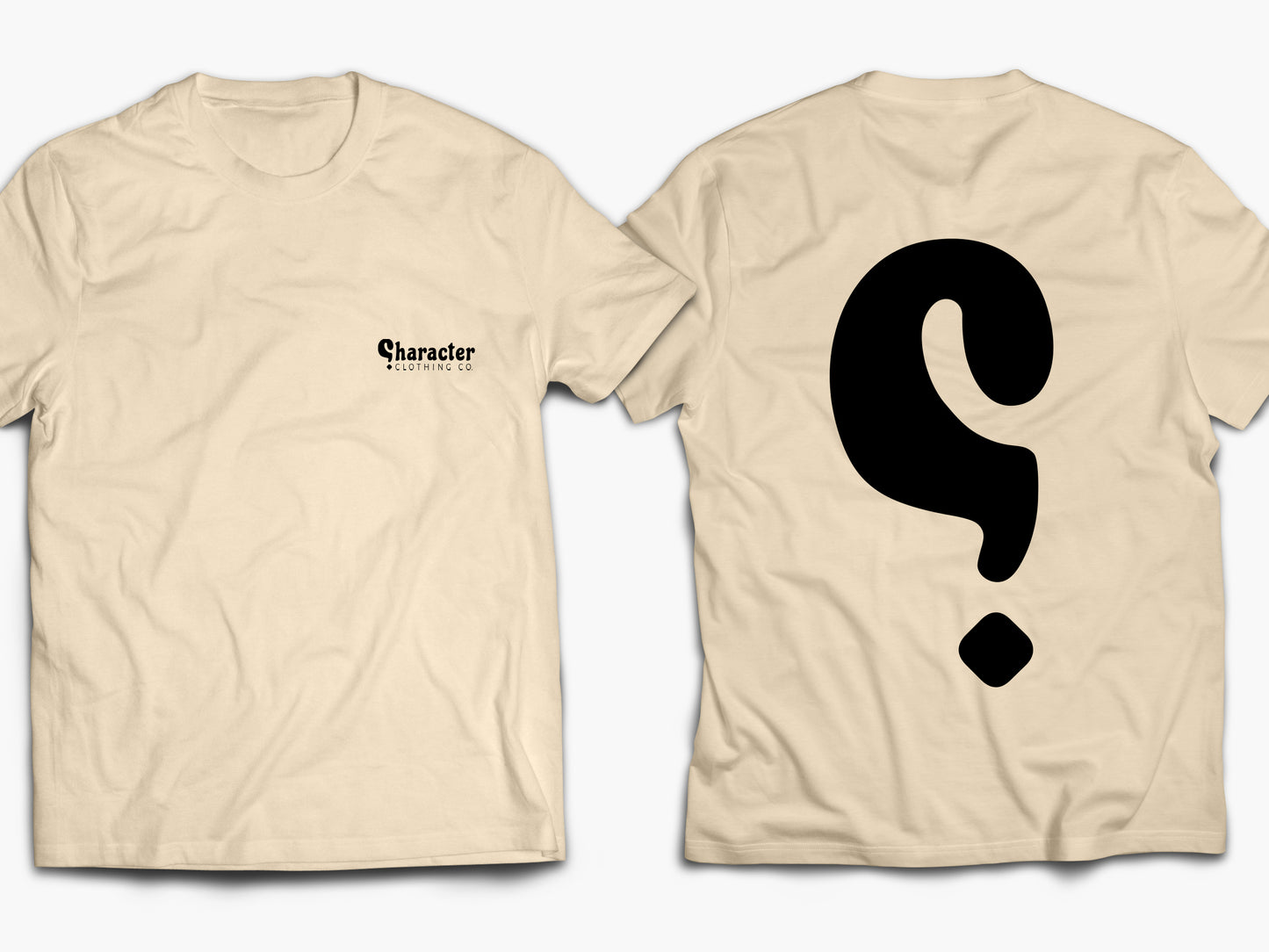 The Cream and Black Everyday Tee
