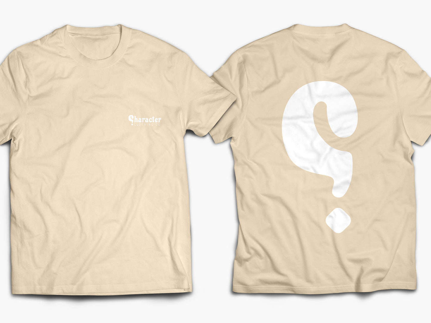 The Cream and White Everyday Tee