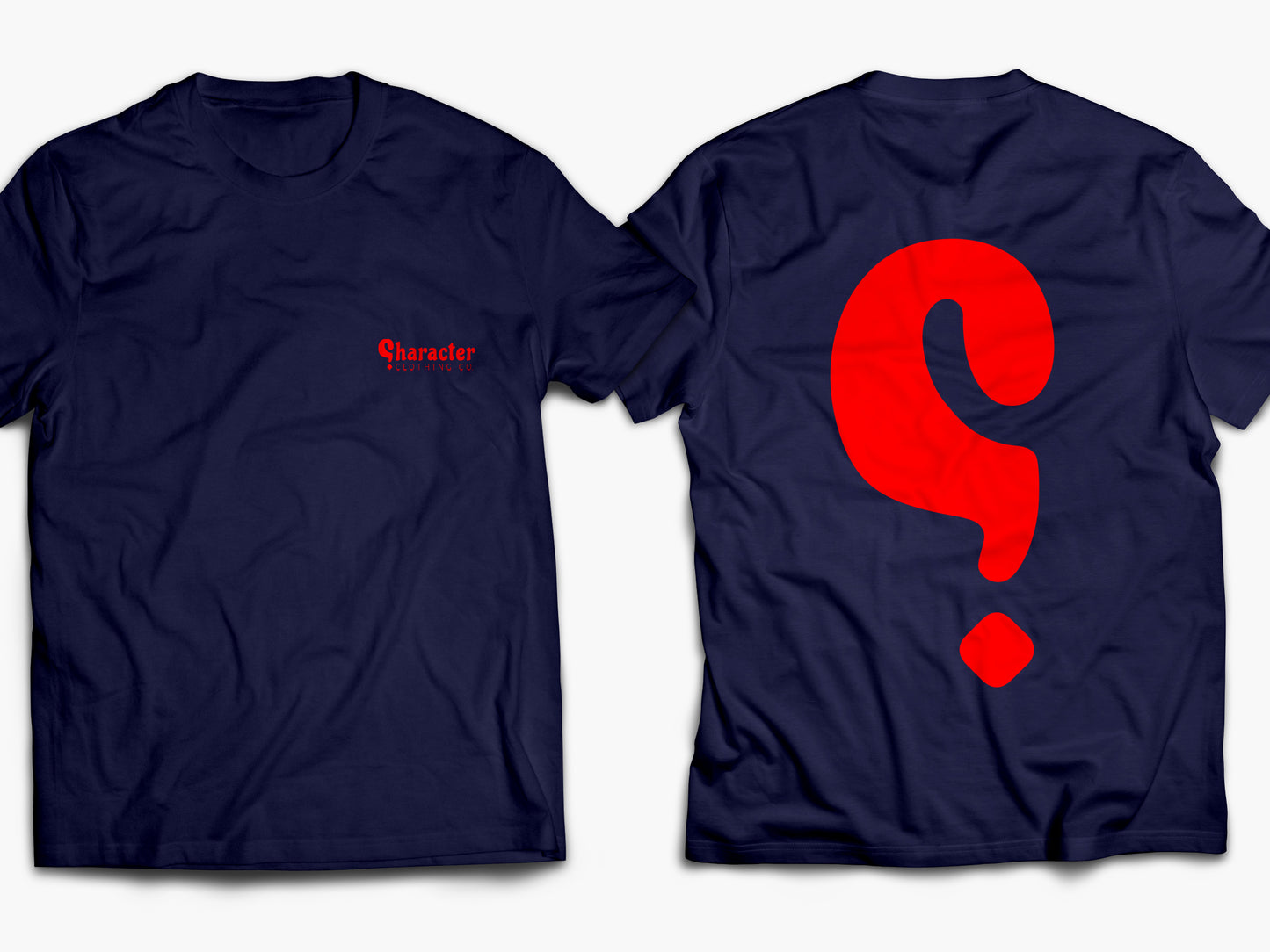 The Navy and Red Everyday Tee