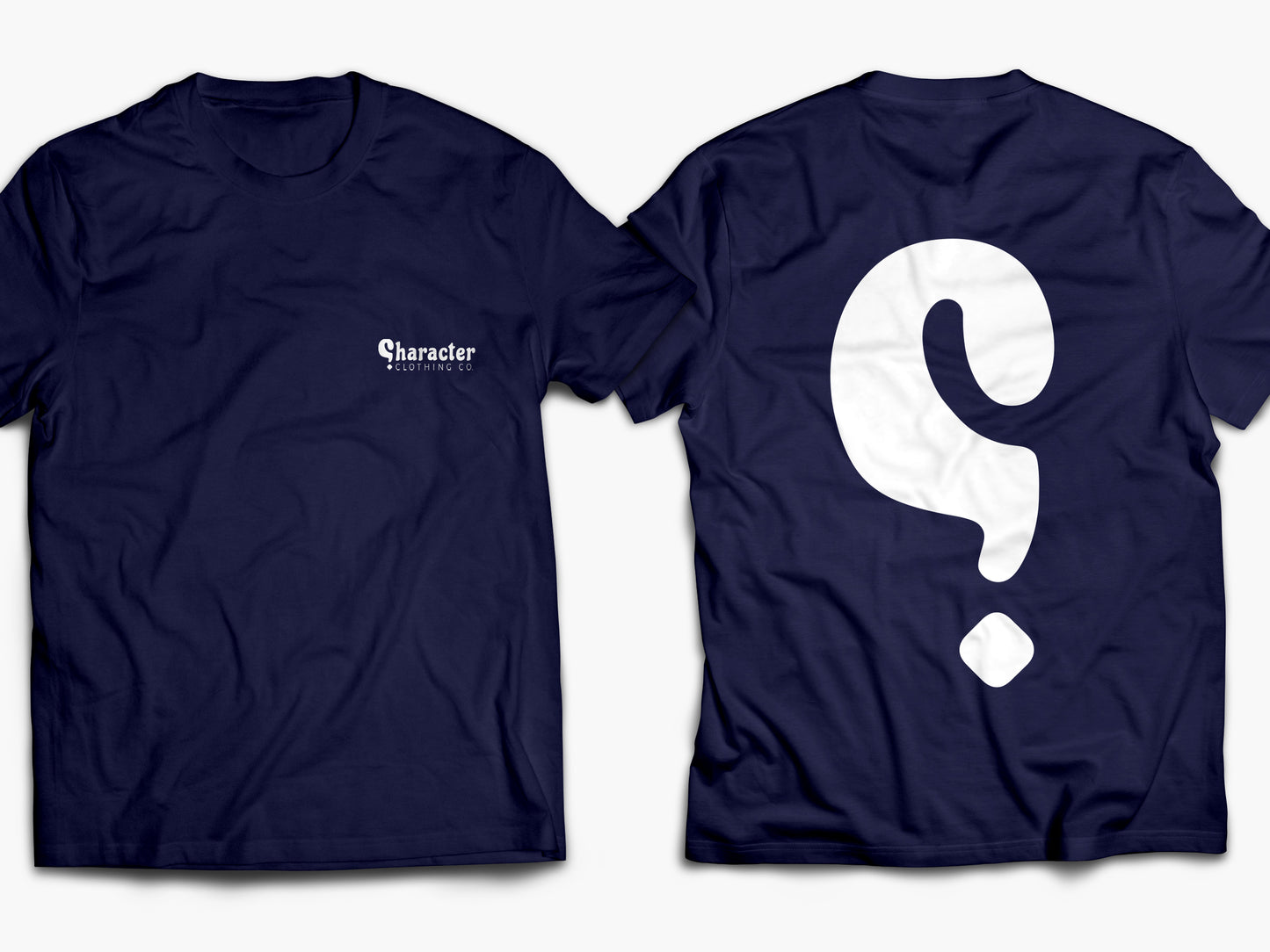The Navy and White Everyday Tee