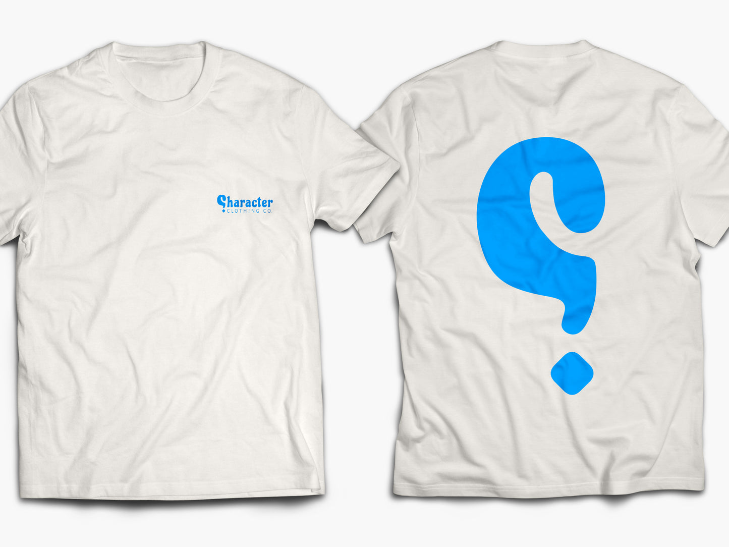 The White and Blue Everyday Tee