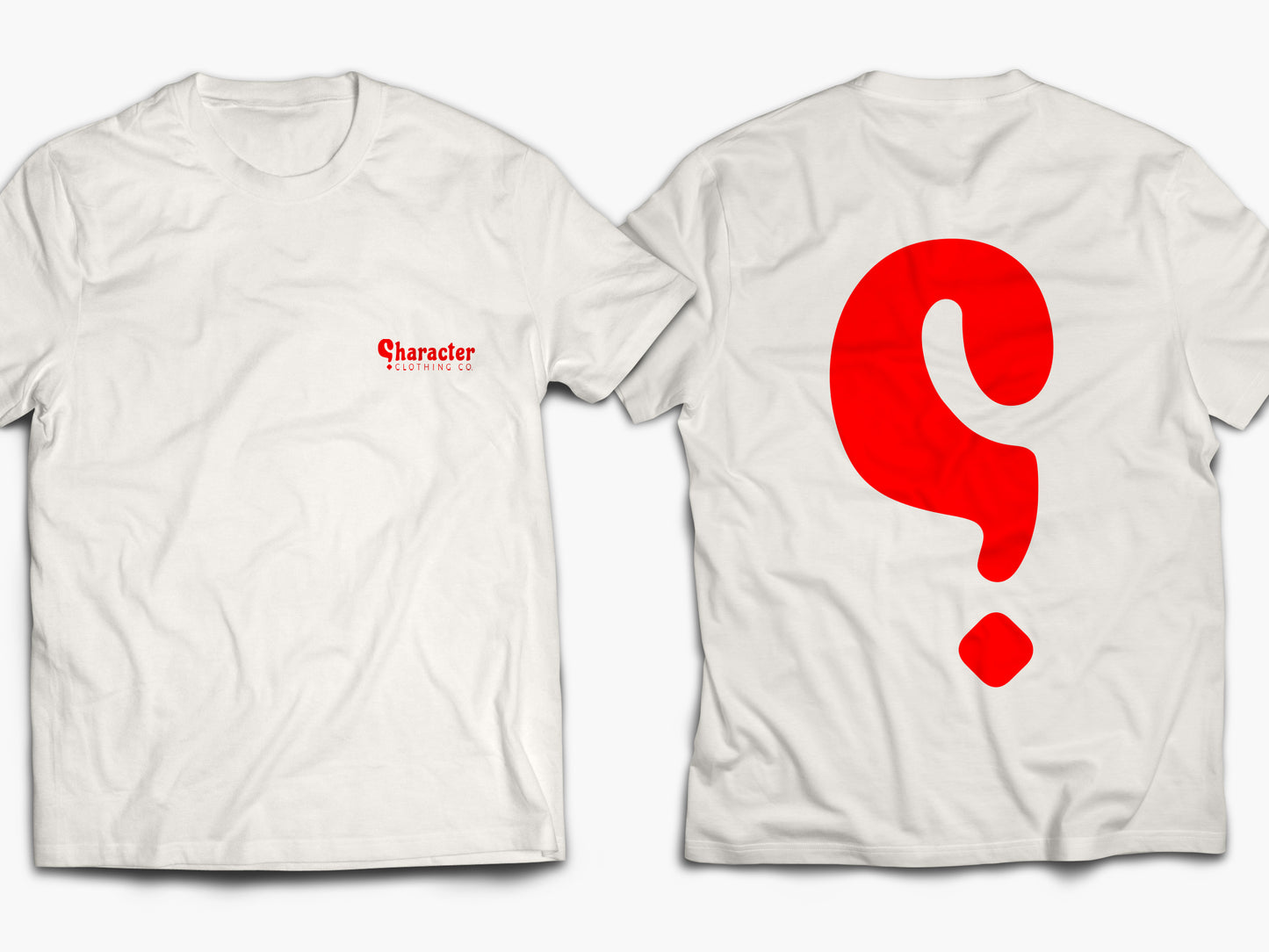 The White and Red Everyday Tee